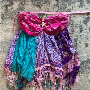 Mimi Maternity top/ silk very flowy